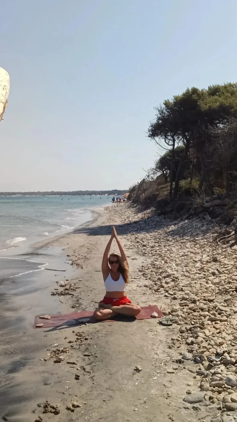 Yoga vid havet